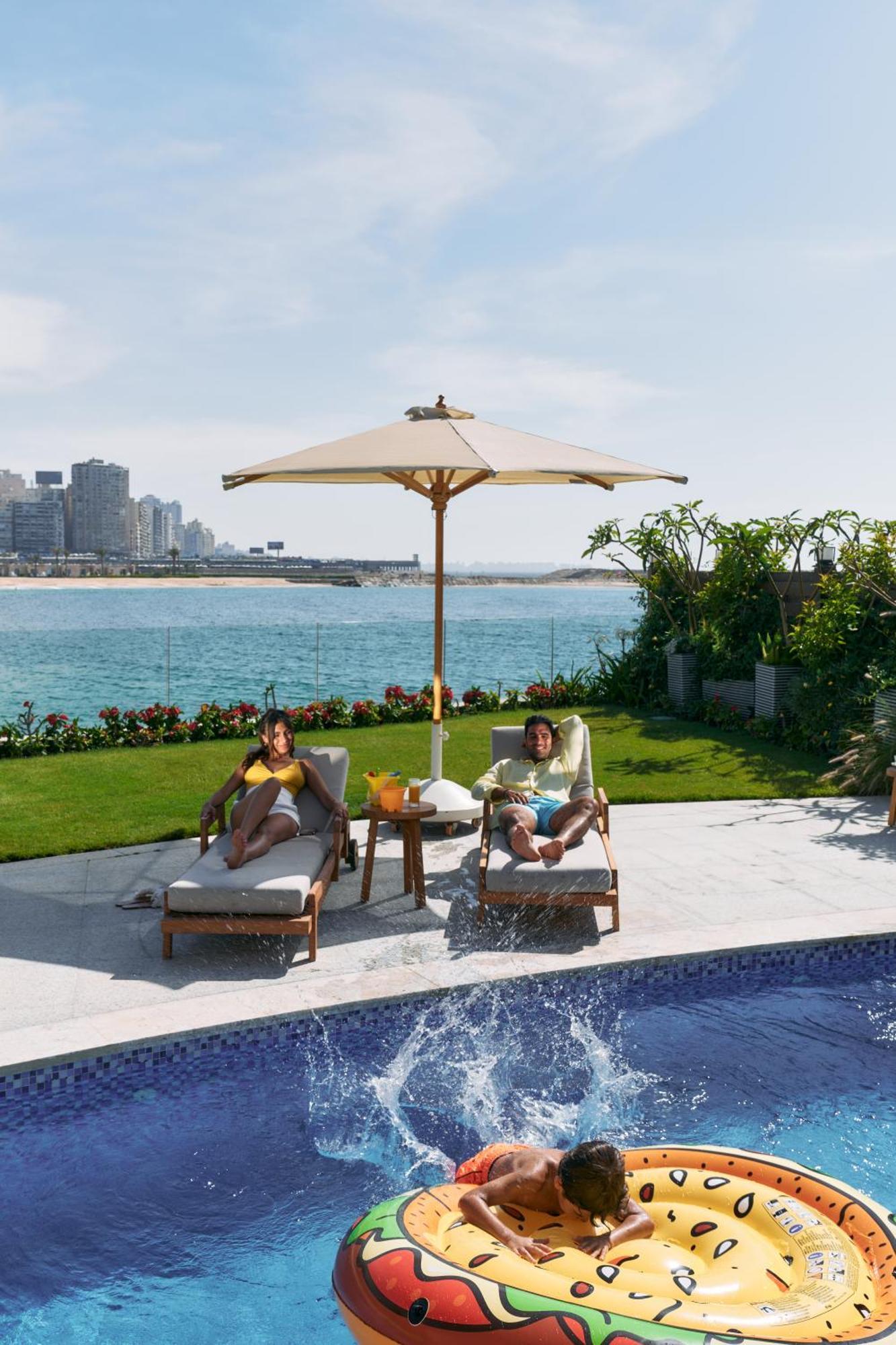 Four Seasons Hotel Alexandria At San Stefano Esterno foto The View